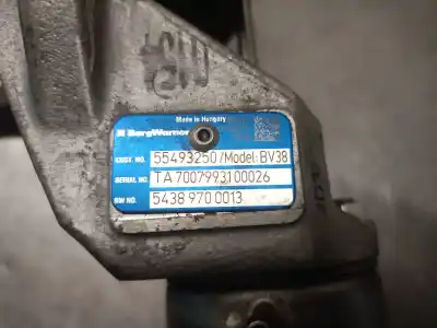 Автозапчастина б/у турбонагрузник для opel zafira tourer c (p12) 1.6 cdti (75) посилання на oem iam 55493250  861097