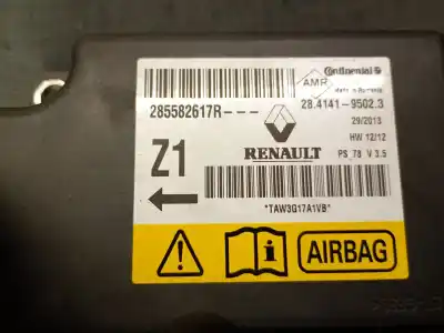 Автозапчастина б/у блок управління подушками безпеки для renault scénic iii (jz0/1_) 1.5 dci посилання на oem iam 285582617r  285582617r