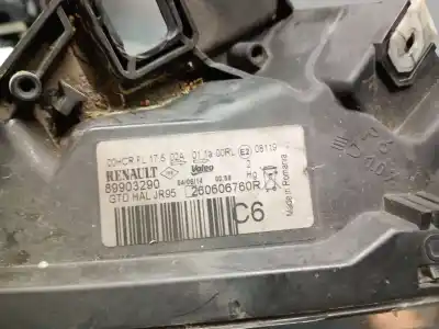 Автозапчастина б/у ліва фара для renault scénic iii (jz0/1_) 1.5 dci посилання на oem iam 260608682r  260608682r