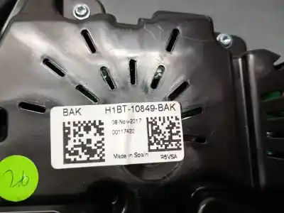 Second-hand car spare part dashboard for ford fiesta vii (hj, hf) 1.1 ti-vct oem iam references h1bt10849bak  