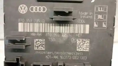 Piesă de schimb auto la mâna a doua unitate modul calculator confort confort pentru audi a4 b8 avant (8k5) rs4 quattro referințe oem iam 8t0959795q  8t0959795q