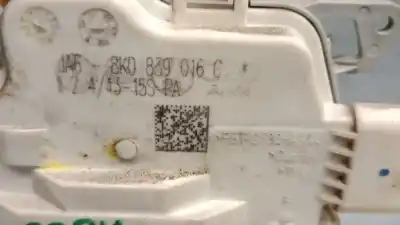 Pièce détachée automobile d'occasion serrure de porte arrière droite pour audi a4 b8 avant (8k5) rs4 quattro références oem iam 8k0839016c  8k0839016c