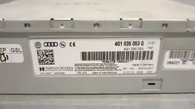 Автозапчастина б/у аудіо система / радіо cd для audi a4 b8 avant (8k5) rs4 quattro посилання на oem iam 4g1035053g  4g1035053g