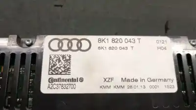 Автозапчасти б/у климат-контроль за audi a4 b8 avant (8k5) rs4 quattro ссылки oem iam 8k1820043t  8k1820043aj