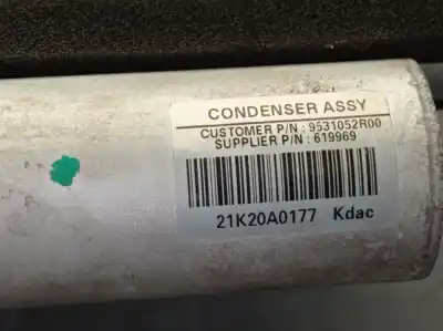 Автозапчасти б/у конденсатор / радиатор кондиционера воздуха за suzuki swift v (az) 1.2 hybrid (mild hybrid) (a2l412) ссылки oem iam 9531052r00  9531052r00 Автозапчасти б/у конденсатор / радиатор кондиционера воздуха за suzuki swift v (az) 1.2 hybrid (mild hybrid) (a2l412) ссылки oem iam 9531052r00  9531052r00