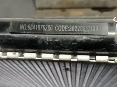 Автозапчастина б/у водяний радіатор для opel corsa f corsa-e (68) посилання на oem iam 9841876280  