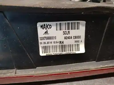 Автозапчасти б/у правый задний фонарь за hyundai i20 ii (gb, ib) 1.2 ссылки oem iam 92404c8000  92404c8000