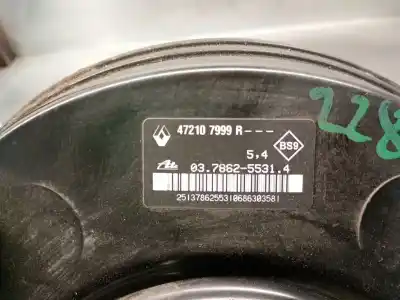 Автозапчастина б/у гальмівний серво для dacia dokker monospace (ke_) 1.5 dci (keaj, keah) посилання на oem iam 472107999r  472108624r