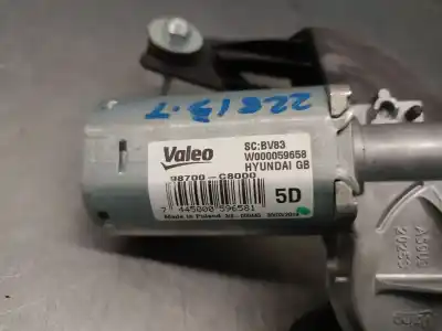 Автозапчастина б/у двигатель заднього склоочисника для hyundai i20 ii (gb, ib) 1.2 посилання на oem iam 98700c8000 w000059658 valeo 98700c8000