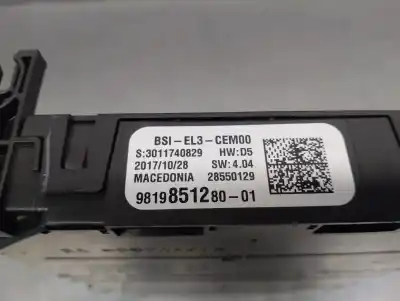 Автозапчасти б/у блок реле/предохранителей за citroen c3 aircross ii (2r_, 2c_) 1.2 puretech 82 (2rhmrc, 2rhmzb) ссылки oem iam 9819851280  