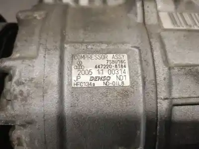 Автозапчасти б/у компрессор кондиционера воздуха за skoda superb i (3u4) 2.0 tdi ссылки oem iam 8d0260805rx 7sbu16c denso 8d0260805rx