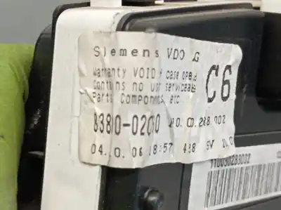 Peça sobressalente para automóvel em segunda mão quadrante por toyota corolla (_e12_) 1.4 d (nde120_) referências oem iam 8380002c60 110080288002 