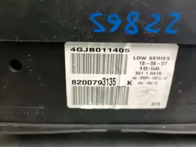 Автозапчастина б/у панель інструментів для renault megane ii (bm0/1_, cm0/1_) 1.6 16v посилання на oem iam 8200793135  8200793135