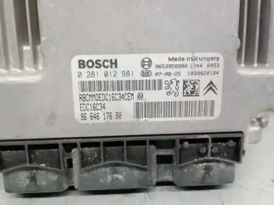 Автозапчастина б/у ебу контролер двигуна для citroen c4 picasso i monospace (ud_) 1.6 hdi посилання на oem iam 9664617680 0281012981 bosch 9664617680