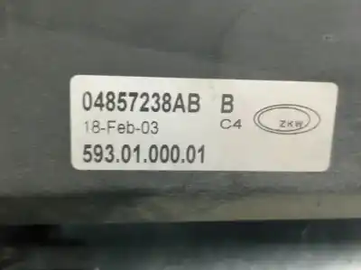 Автозапчастина б/у правий протитуман для chrysler voyager iv (rg, rs) 2.5 crd посилання на oem iam 04857238ab 5930100001 