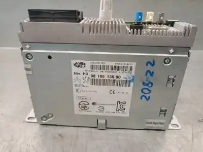 Second-hand car spare part audio system / radio cd for citroen c4 cactus 1.2 vti 82 oem iam references 9818613880  1617596380