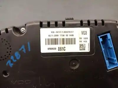 Peça sobressalente para automóvel em segunda mão quadrante por volkswagen polo v (6r1, 6c1) 1.6 tdi referências oem iam 6r0920861c a2c53376827 vd0 6r0920861cx