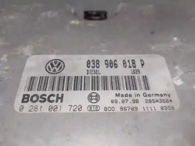 Автозапчастина б/у ебу контролер двигуна для vw passat b5 (3b2) 1.9 tdi посилання на oem iam 038906018p 0281001720 bosch 038906018p