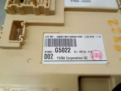 Second-hand car spare part fuse box unit for kia niro (de) 1.6 gdi hybrid oem iam references 91950g5022  91950g5022