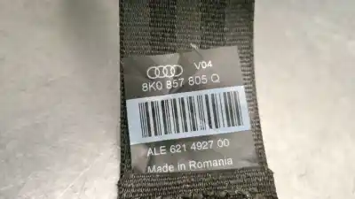 Автозапчастина б/у задній лівий ремін безпеки для audi a4 b8 avant (8k5) rs4 quattro посилання на oem iam 8k0857805q 621492700 ale 8k0857805q