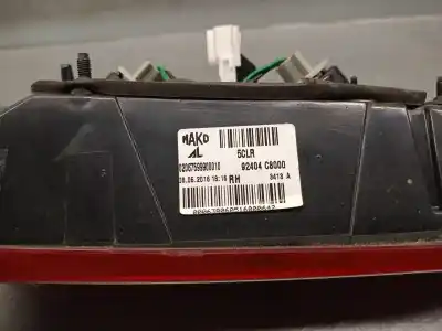 Автозапчастина б/у правий ліхтар для hyundai i20 ii (gb, ib) 1.2 посилання на oem iam 92404c8000  92404c8000