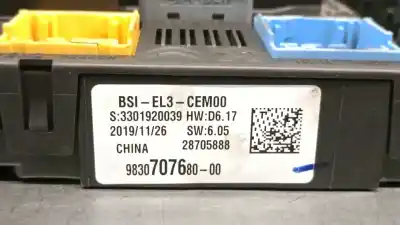 Second-hand car spare part fuse box unit for citroen c4 cactus 1.5 bluehdi 100 oem iam references 9830707680  