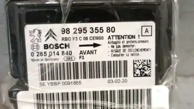 Автозапчасти б/у блок управления подушками безопасности за citroen c4 cactus 1.5 bluehdi 100 ссылки oem iam 9829535580 0285014840 bosch 