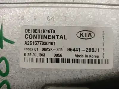 Second-hand car spare part ecu engine control for kia niro (de) 1.6 gdi hybrid oem iam references 954412bbj1  
