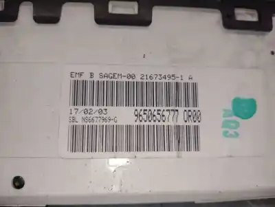 Автозапчастина б/у багатофункційний дисплей для citroen c3 i (fc_, fn_) 1.4 16v hdi посилання на oem iam 9650656777  6155t4