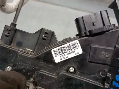 Автозапчастина б/у замок дверей заднього лівого для kia rio iv (yb, sc, fb) 1.0 t-gdi 100 посилання на oem iam 81410h8010ibv  81410h8010