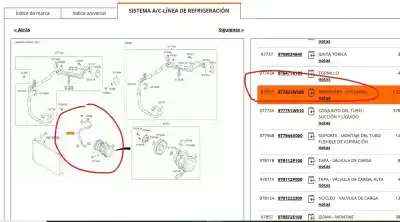 Автозапчасти б/у трубы кондиционирования воздуха за kia rio iv (yb, sc, fb) 1.0 t-gdi 100 ссылки oem iam 977621w100  977621w100