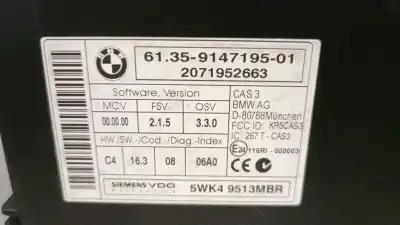 Second-hand car spare part central locking pump for bmw 1 (e87) 118 d oem iam references 6135914719501 5wk49513mbr siemens vdo 