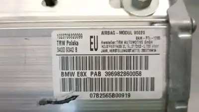 Peça sobressalente para automóvel em segunda mão airbag dianteiro direito por bmw 1 (e87) 118 d referências oem iam 72126982860 34009342b trw 72126982860