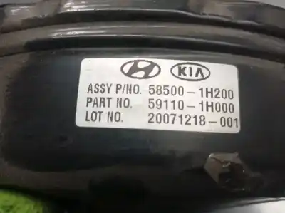 Peça sobressalente para automóvel em segunda mão servo freio por kia pro cee'd (ed) 2.0 crdi 140 referências oem iam 585001h200 20071218 591101h000