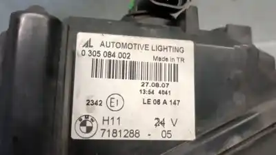 Second-hand car spare part right fog light for bmw 1 (e87) 118 d oem iam references 7181288  63177181288