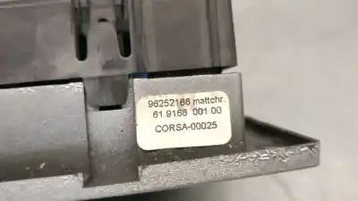 Pièce détachée automobile d'occasion commande de climatisation / chauffage pour opel corsa c (x01) 1.0 (f08, f68) références oem iam 013123400  6822029