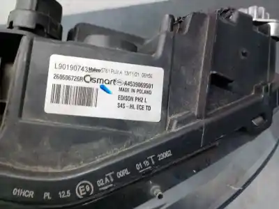 Second-hand car spare part left headlight for smart forfour fastback (453) electric drive / eq (453.091) oem iam references a4539069501  a4539067102