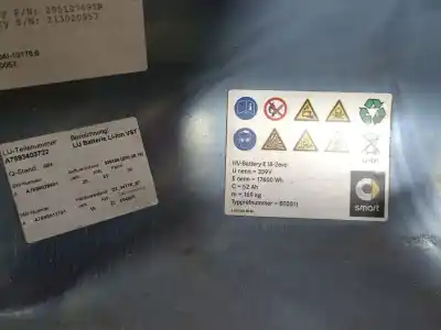 Автозапчасти б/у аккумулятор за smart forfour fastback (453) electric drive / eq (453.091) ссылки oem iam 295107095r  a7893403722
