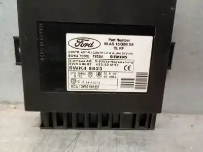 Peça sobressalente para automóvel em segunda mão módulo electrónico do fecho central por ford focus i (daw, dbw) 1.8 turbo di / tddi referências oem iam 98ag15k600de  98ag15k600de