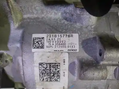 İkinci el araba yedek parçası vites kutusu için nissan juke (f16_) 1.6 hybrid oem iam referansları db1012 sdha400 3210100q0g