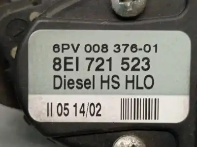 Pezzo di ricambio per auto di seconda mano potenziometro a pedale per audi a4 b6 (8e2) 1.9 tdi riferimenti oem iam 8ei721523 6pv00837601 8e1721523f