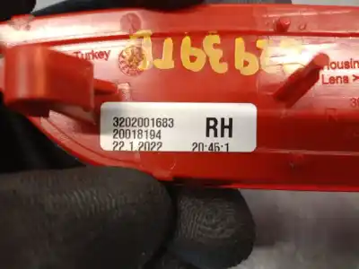 Автозапчасти б/у правый задний фонарь за opel corsa f 1.2 (68) ссылки oem iam 3202001683  3202001683