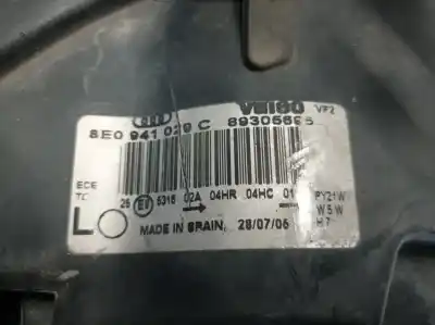 Pezzo di ricambio per auto di seconda mano faro anteriore sinistro per audi a4 b6 (8e2) 1.9 tdi riferimenti oem iam 8e0941029c 89305695 valeo 8e0941029c