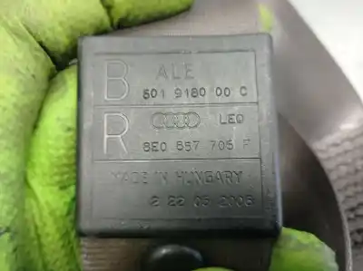 Pezzo di ricambio per auto di seconda mano cintura di sicurezza anteriore destra per audi a4 b6 (8e2) 1.9 tdi riferimenti oem iam 8e0857706f  8e0857706f