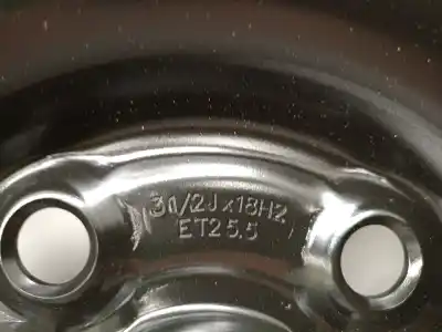 Автозапчастина б/у запасне колесо для seat leon (5f1) 1.6 tdi посилання на oem iam 1k0601027ap  t12570r1899m
