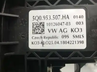 Автозапчастина б/у управління світлом для seat leon (5f1) 1.6 tdi посилання на oem iam 5q0953507ha 1012604703 5q0953513r