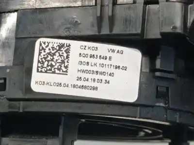 Автозапчастина б/у управління світлом для seat leon (5f1) 1.6 tdi посилання на oem iam 5q0953507ha 1012604703 5q0953513r
