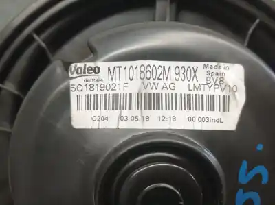 Автозапчастина б/у тепловий двигун для seat leon (5f1) 1.6 tdi посилання на oem iam 5q1819021f mt1018602m valeo 5q1819021h