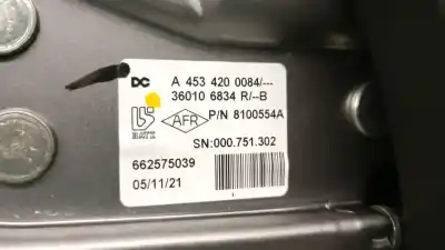 Second-hand car spare part handbrake lever for smart forfour eq (451) electric drive / eq (451) oem iam references a4534200084  a4534200084