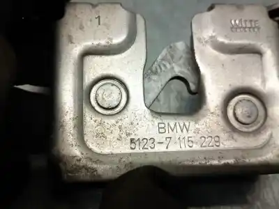 Second-hand car spare part bonnet lock for bmw 1 (e87) 118 d oem iam references 51237115229  51237008755